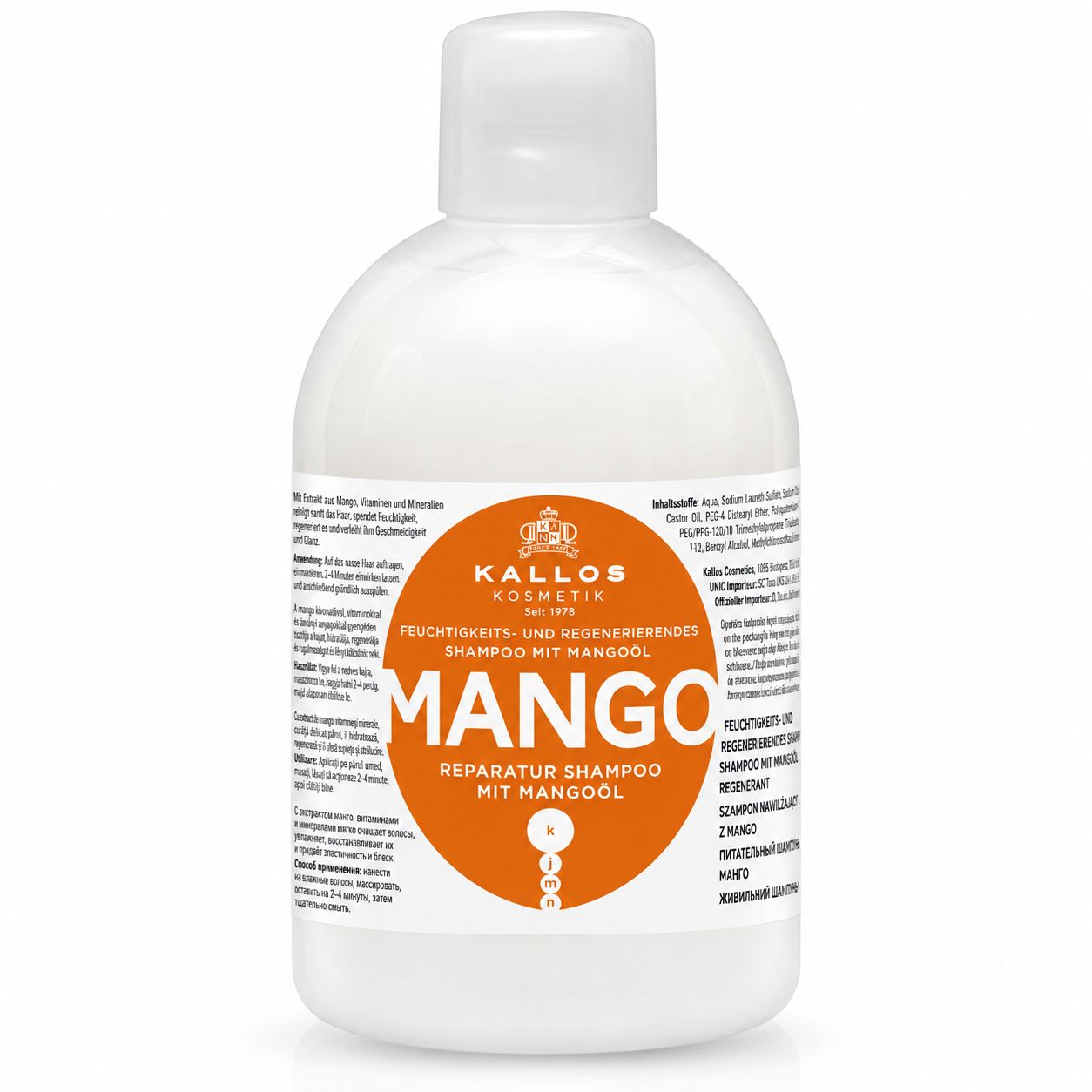 Valquer Extra Volume Shampoo, 1000ml. Sanfte Reinigung ohne Sulfate.