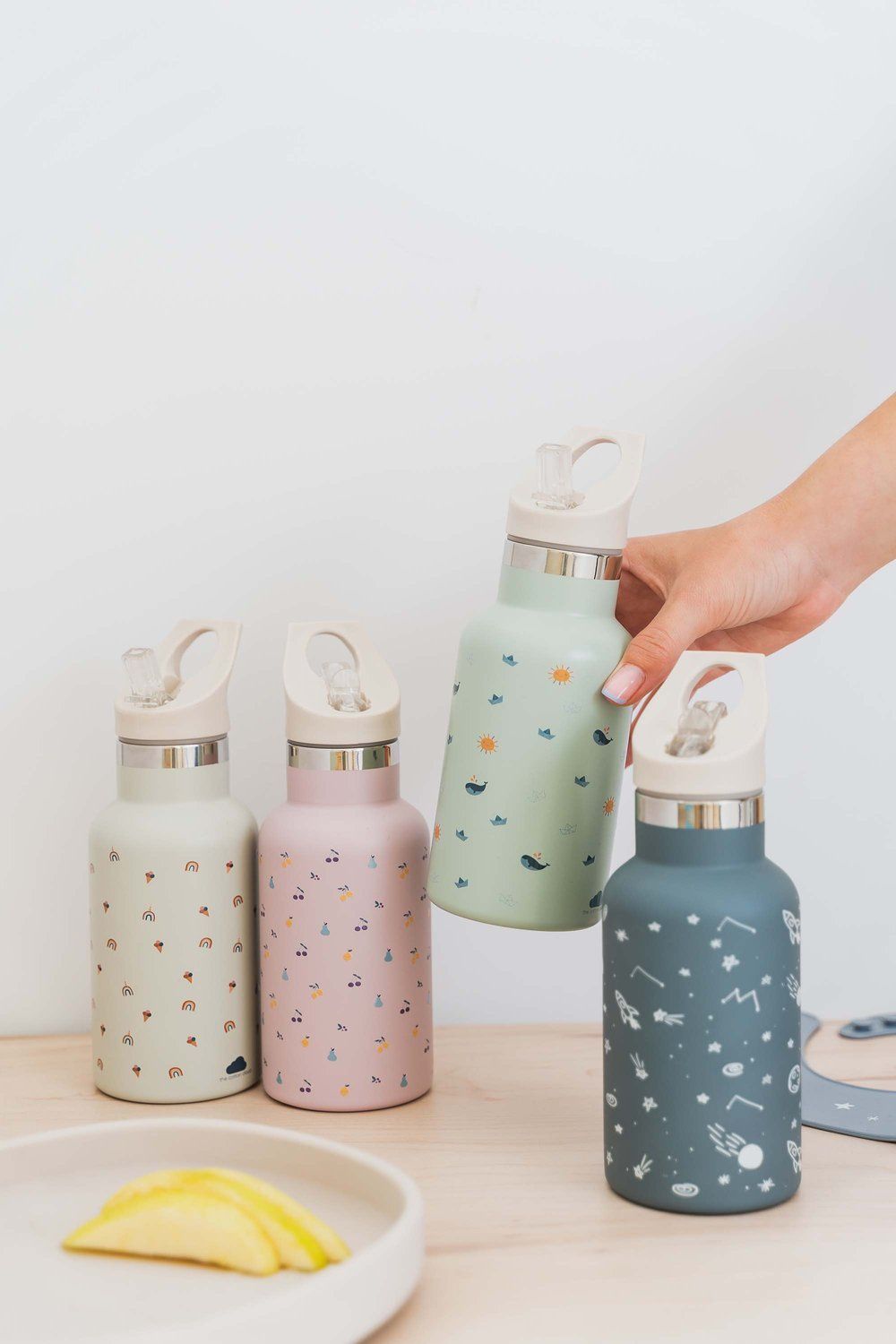 the cotton cloud Trinkflasche aus Edelstahl Fruity