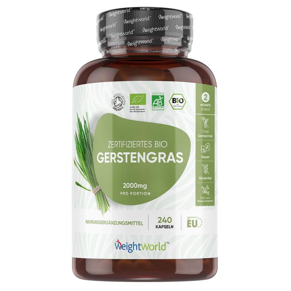 WeightWorld Gerstengras Kapseln