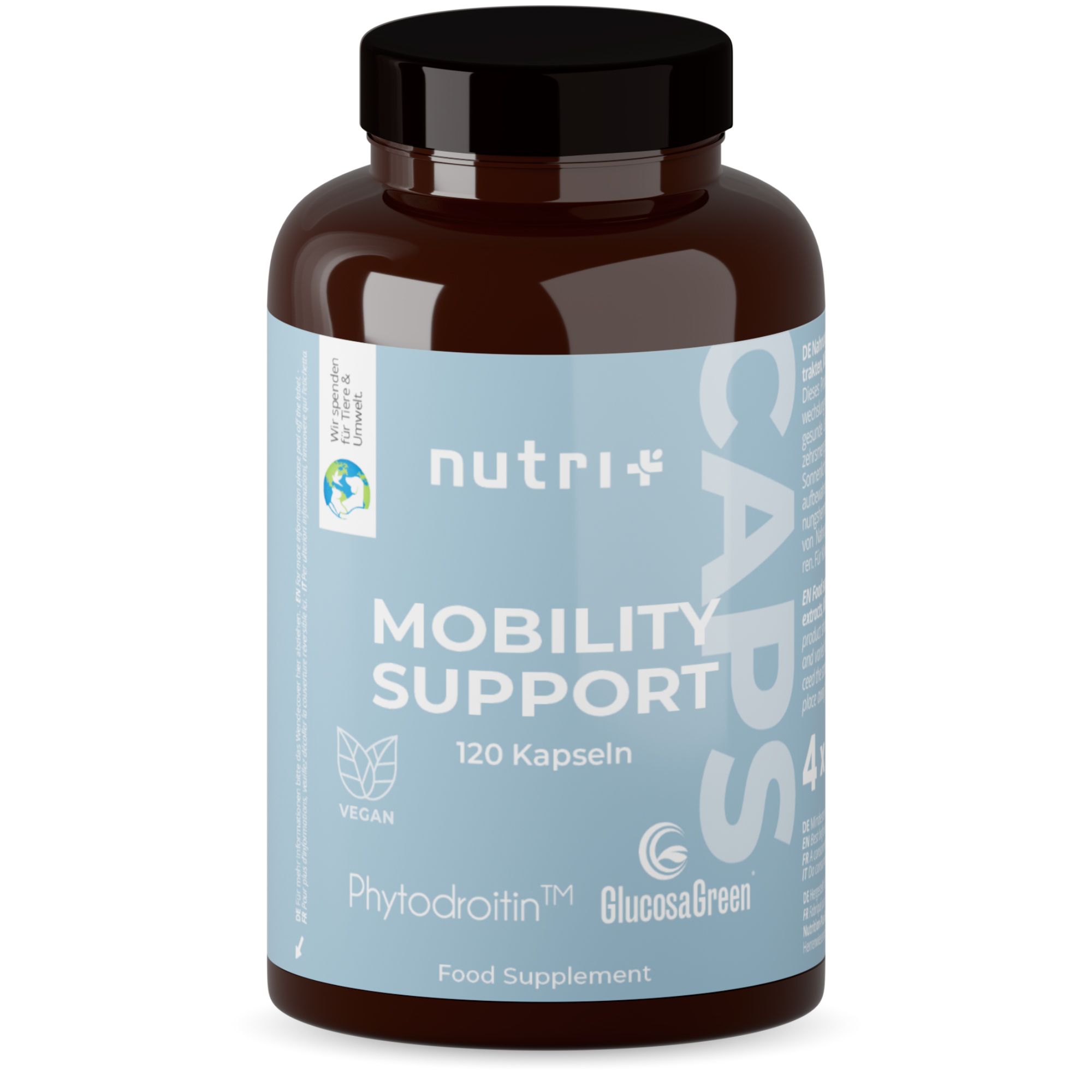 nutri+ Mobility Support Gelenk Kapseln mit Glucosamin + Chondroitin