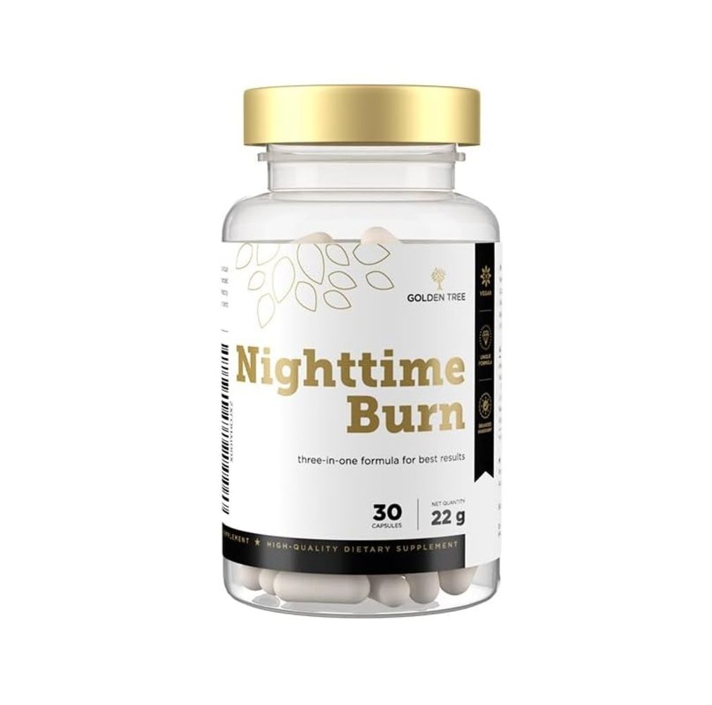 Golden Tree Nighttime Burn
