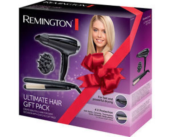 Remington HAARTROCKNER +GLÄTTER GESCHENK (D5215GP + S1510)
