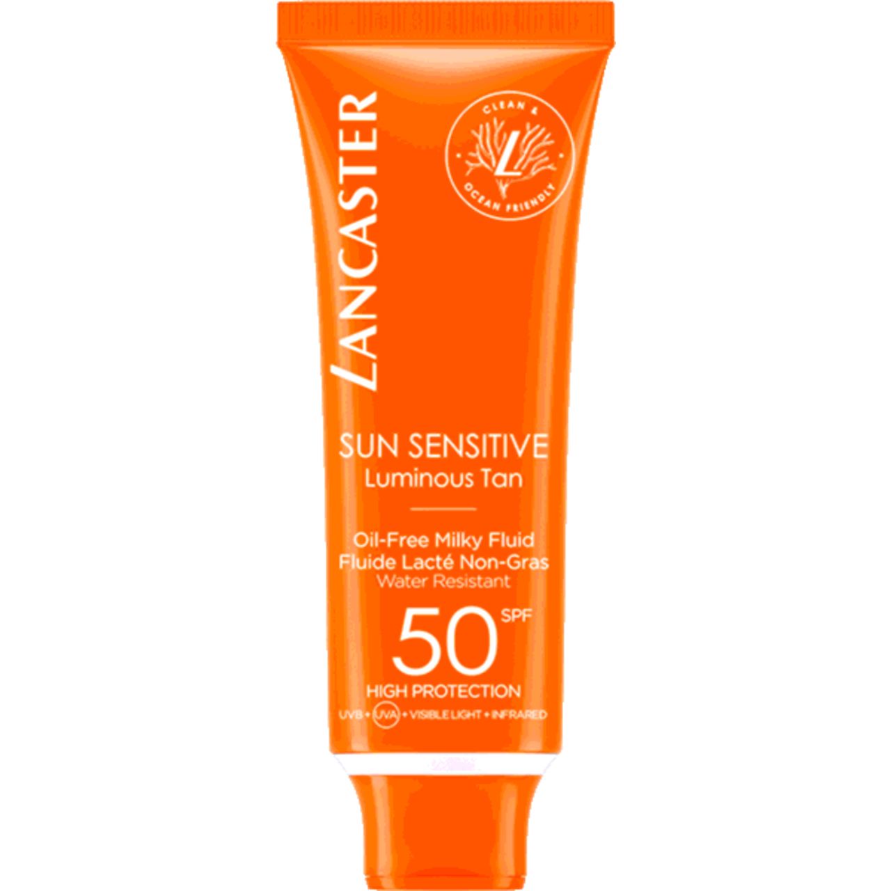 Lancaster Sun Sensitive Luminous Tan Oil-Free Milky Fluid Spf50