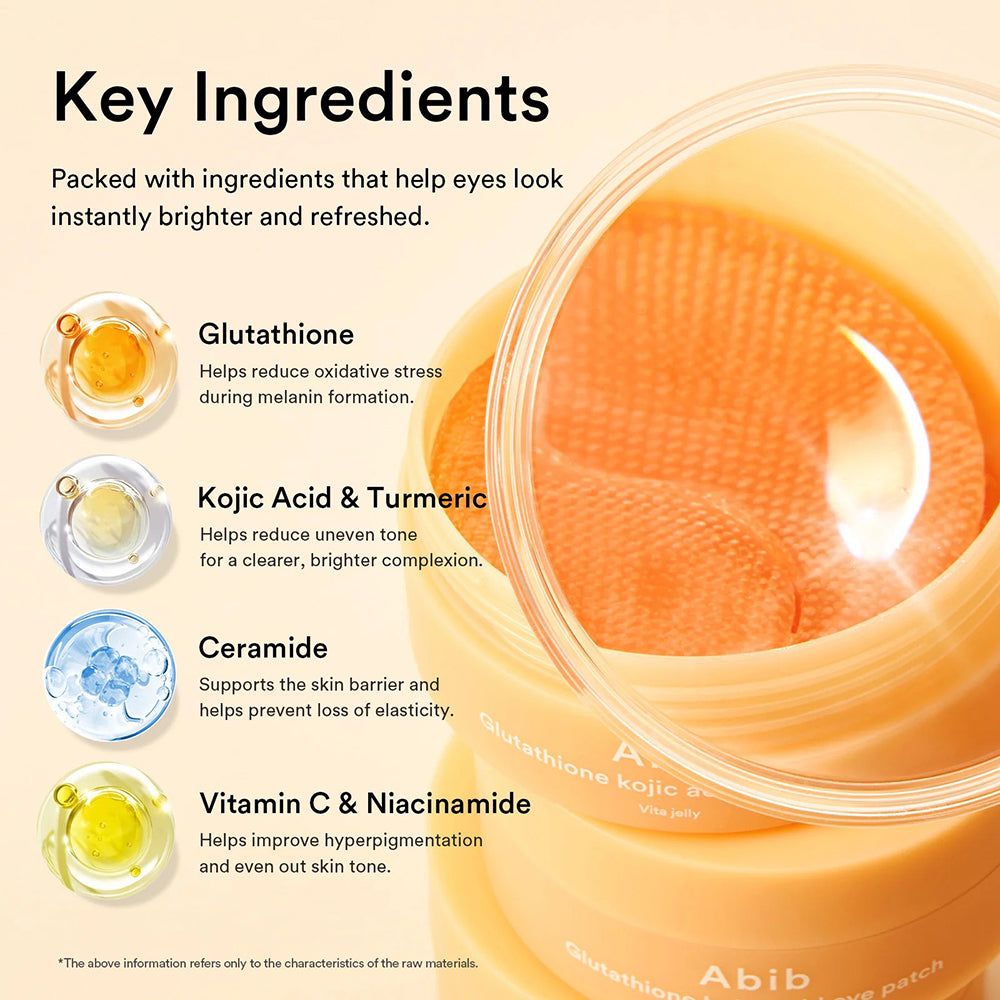 ABIB Glutathion Kojisäure Augenpads Vita Jelly