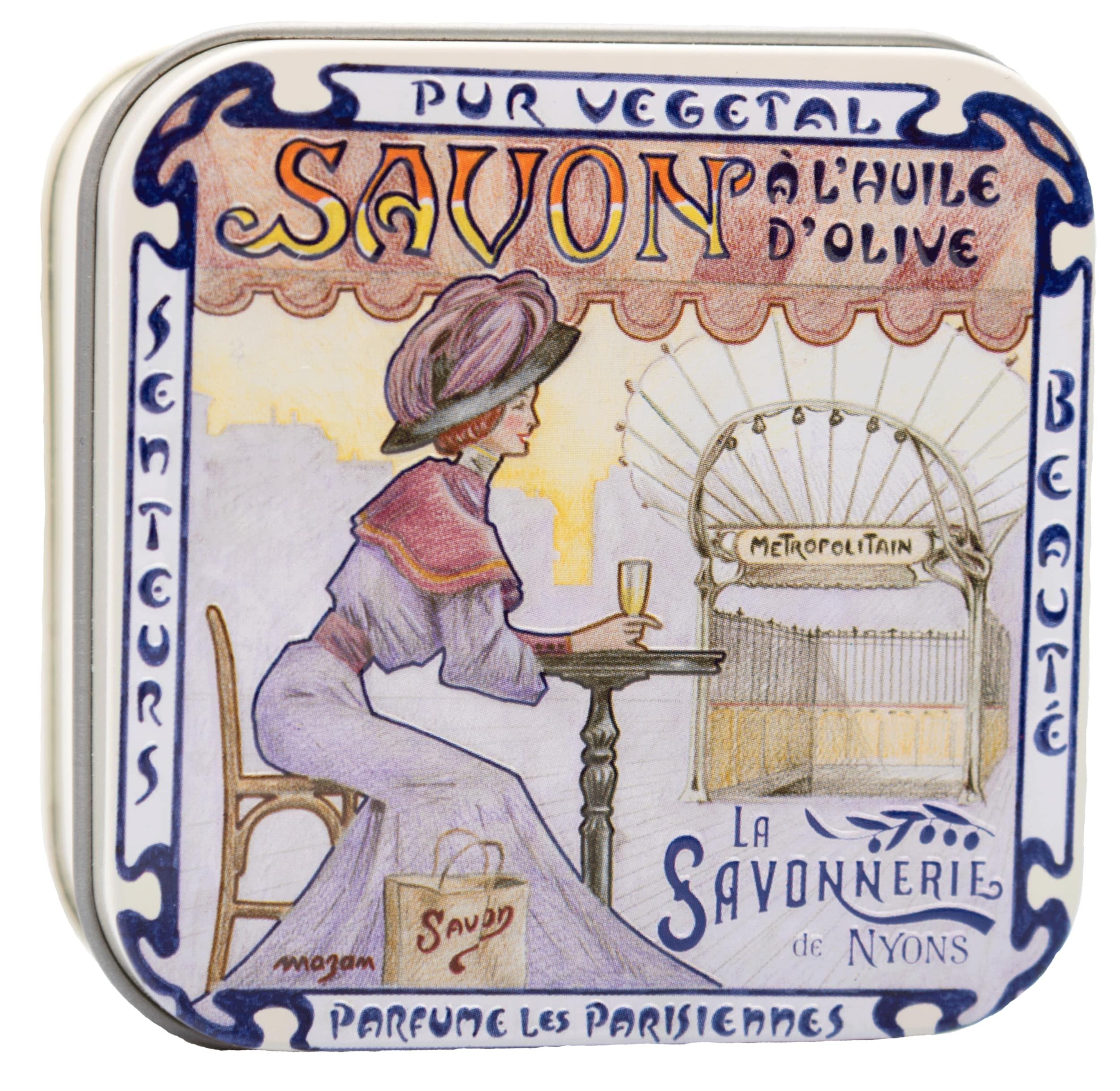 La Savonnerie de Nyons - Metallbox mit Seife "Metro"