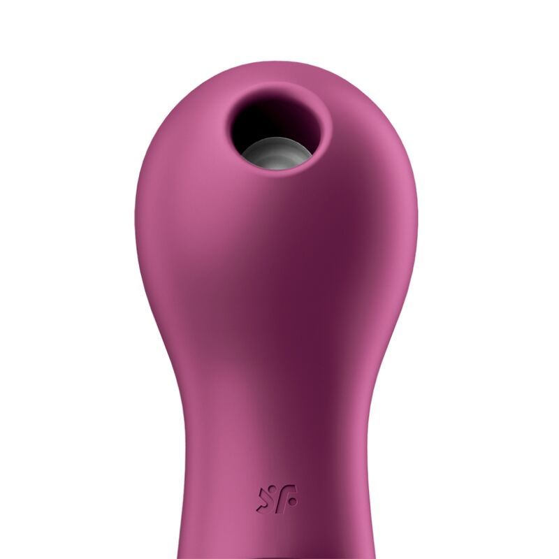 Lila Wellness-Produkt, abgerundete Form mit Öffnung. Logo "JS".