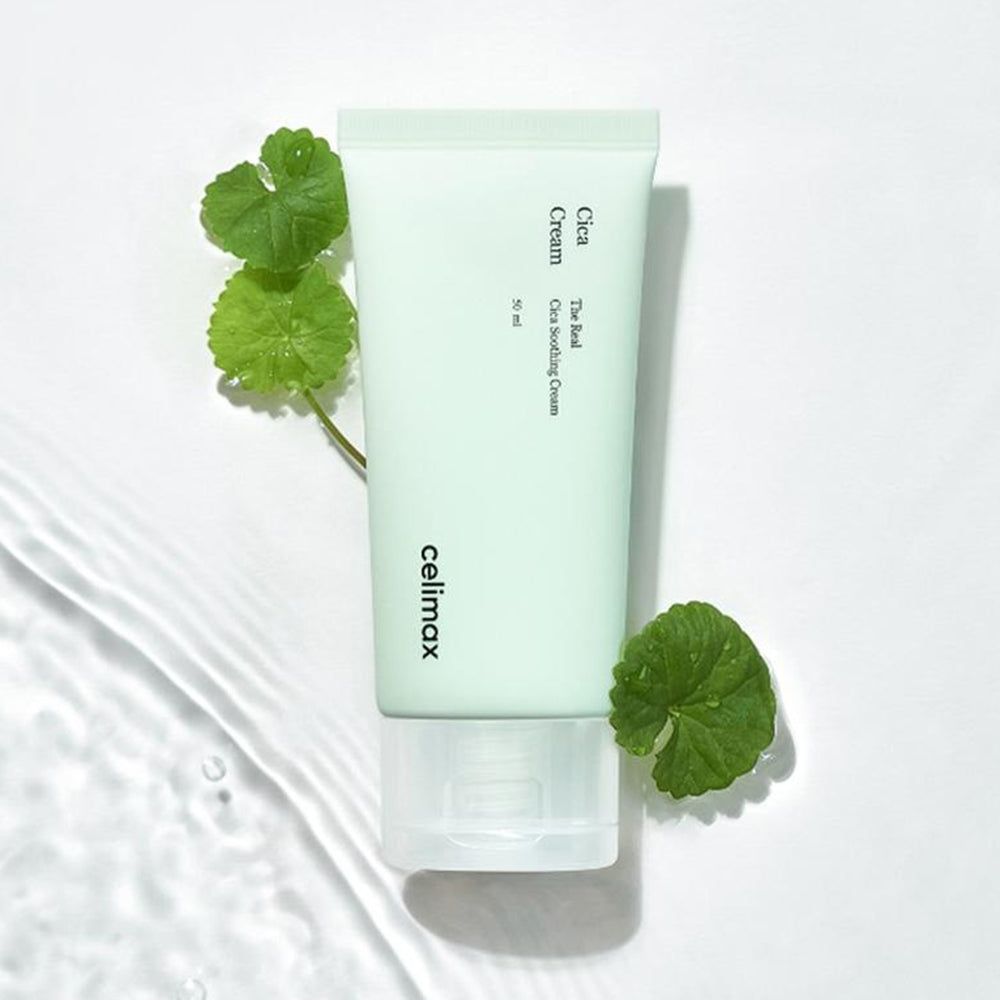 CELIMAX The Real Cica Beruhigungscreme – beruhigende Gesichtscreme mit Centella