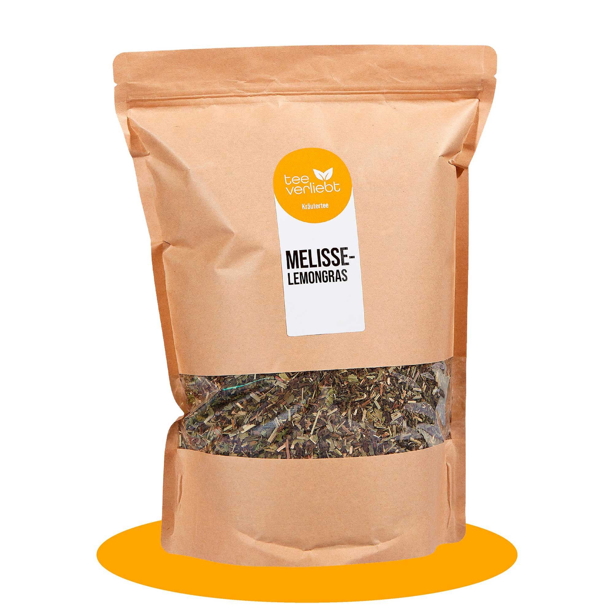 teeverliebt - Melisse Lemongras loser Kräutertee Großpackung I Kräutertee mit Zitronennote