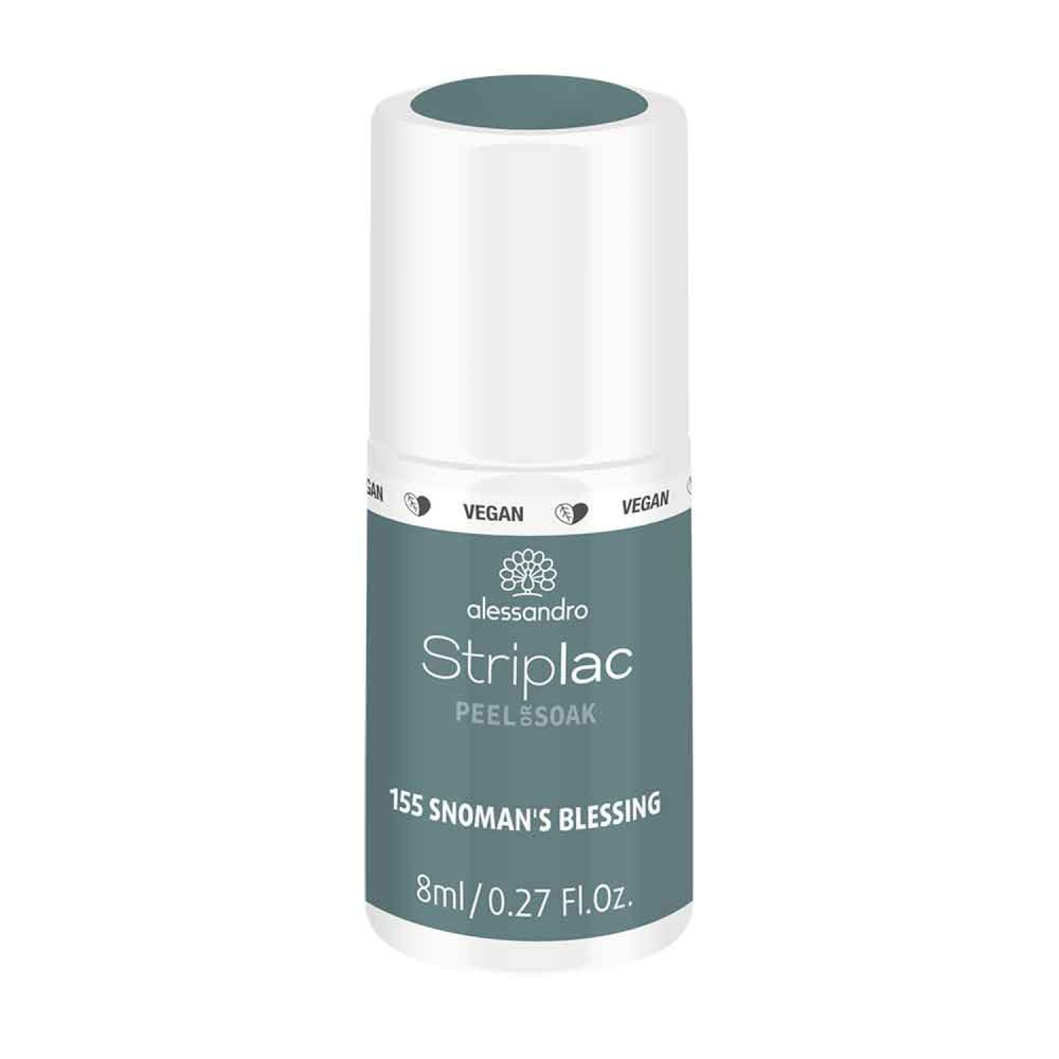 Alessandro International StripLac Peel or Soak 8 ml - 155 Snowmans Blessing