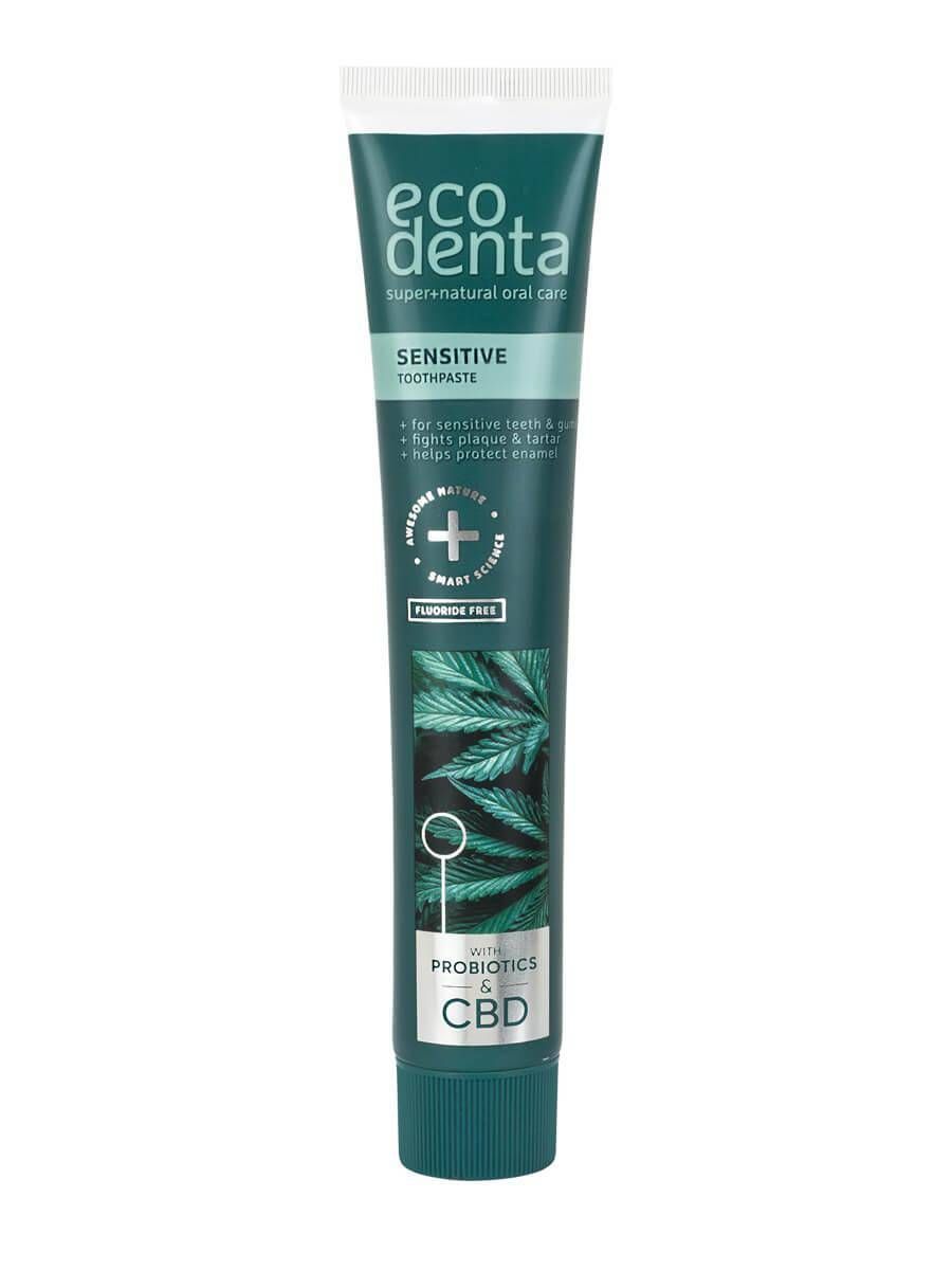 eco denta EXPERT LINE Sensitive Zahnpasta mit CBD und Probiotika