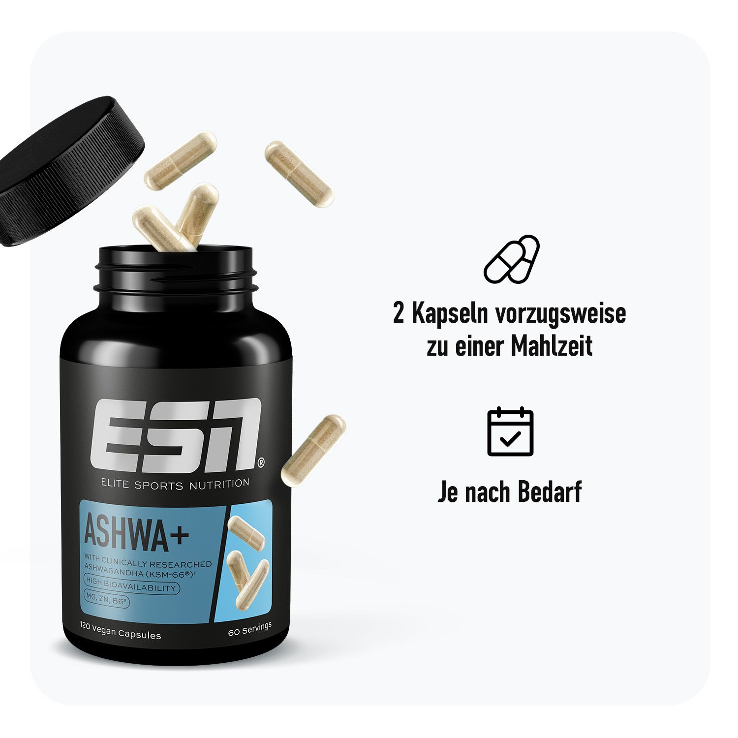 ESN Ashwagandha Kapseln: Ashwa+