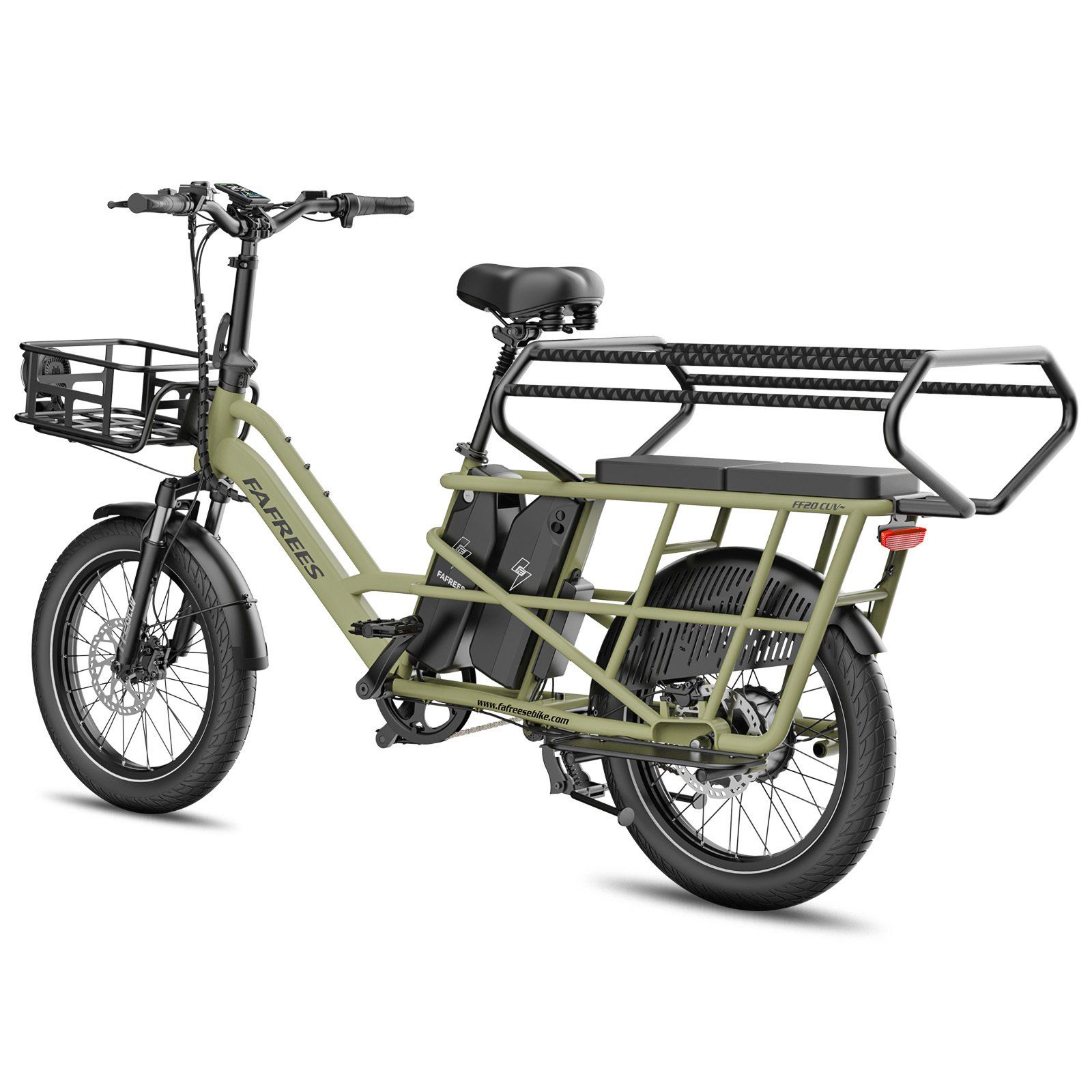 FAFREES FF20 CUV Modulares Longtail-E-Bike – Dual-Akku 30 Ah
