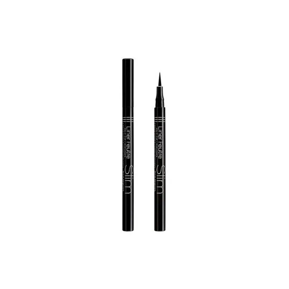 Zwei schwarze Eyeliner-Stifte. Aufschrift: Liner Feutre Slim.
