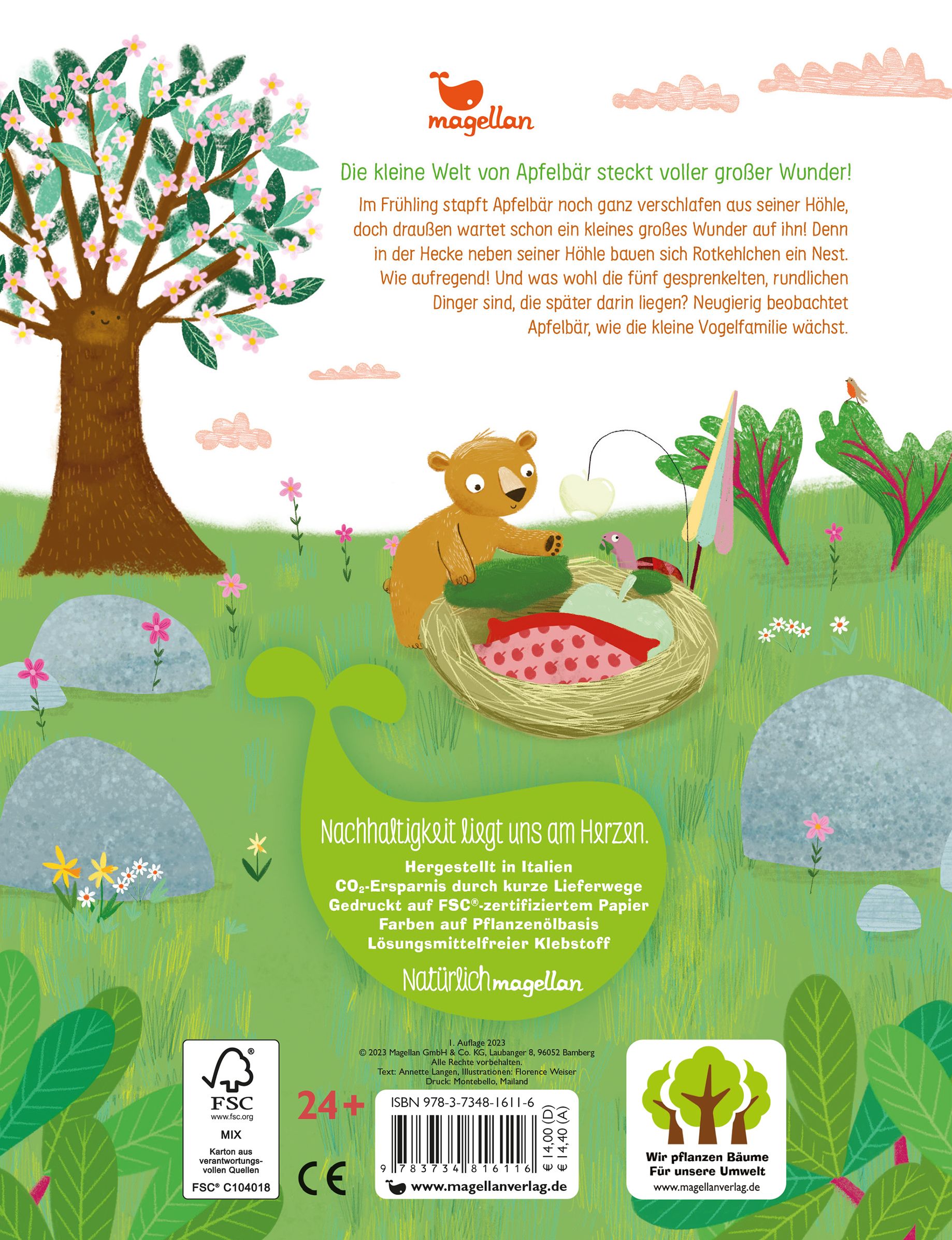 Die kleine Welt von Apfelbär - Ein Nestchen für die Vogelkinder