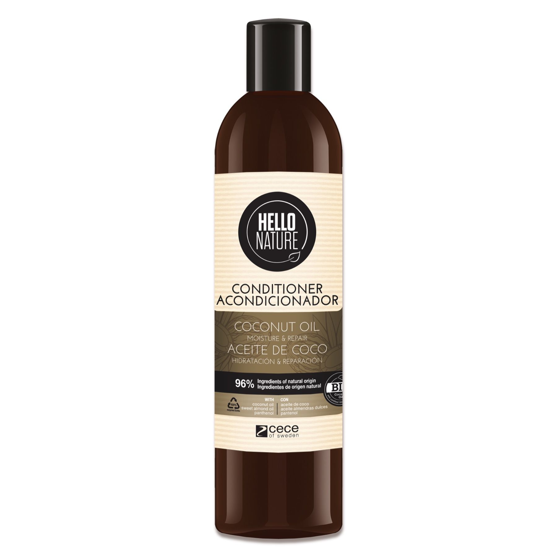 Hello Nature Haarspülung für Haarpflege mit Kokosöl Bio