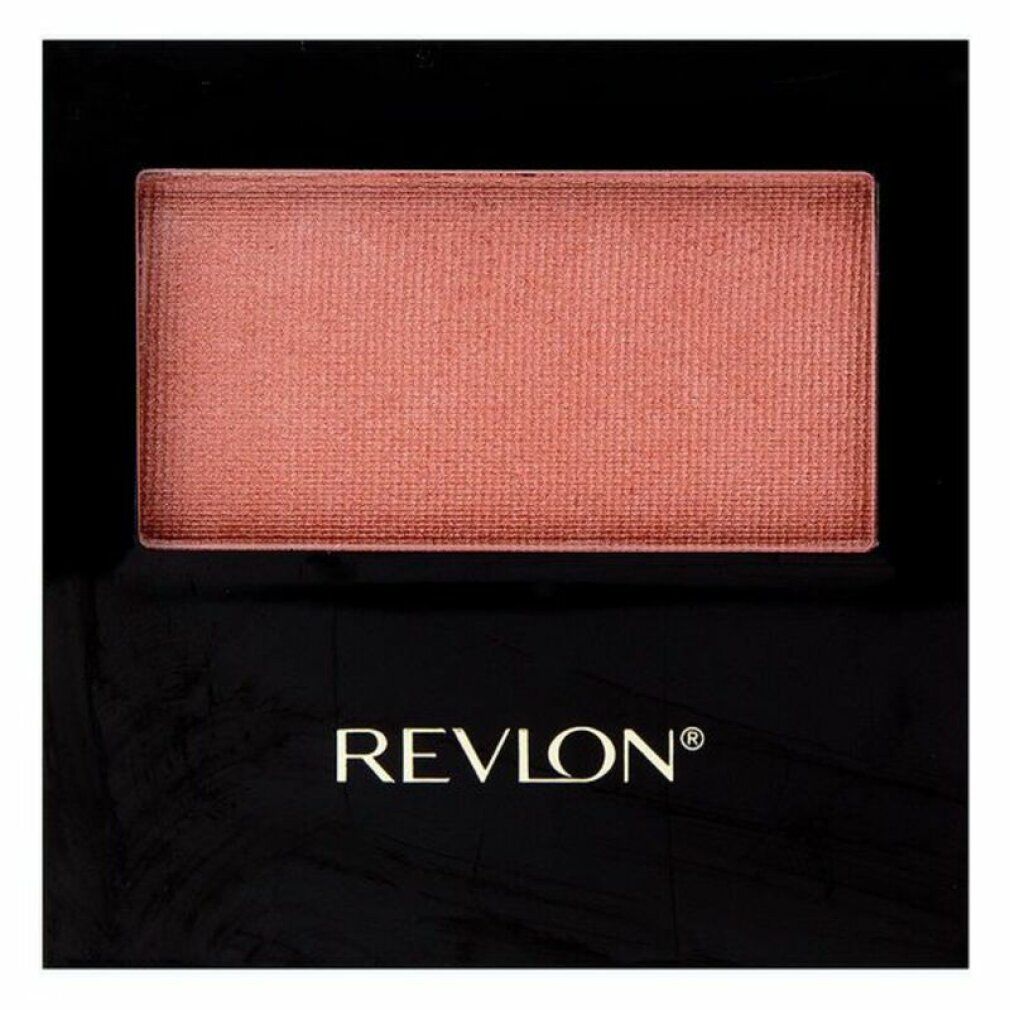 Revlon Puder-Rouge in "Tickled Pink". Rechteckiges Rouge in schwarzer Hülle.