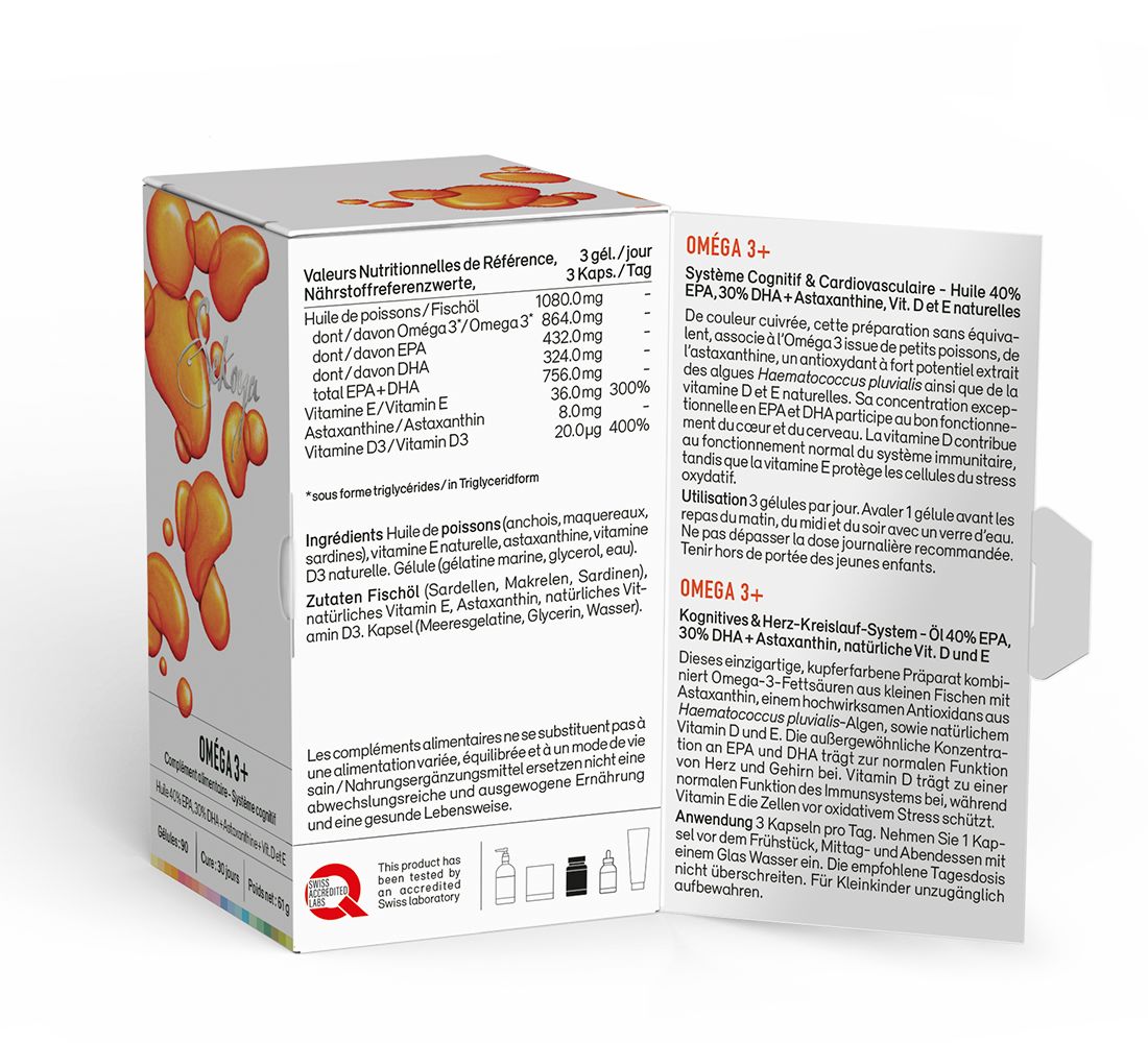 Sekoya Swiss - Omega 3+ | DHA & EPA