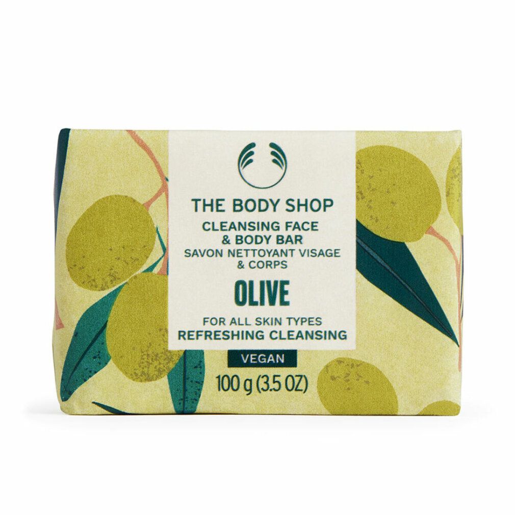 Feste Seife für Gesicht und körper Olive (Cleansing Face & Body Bar)