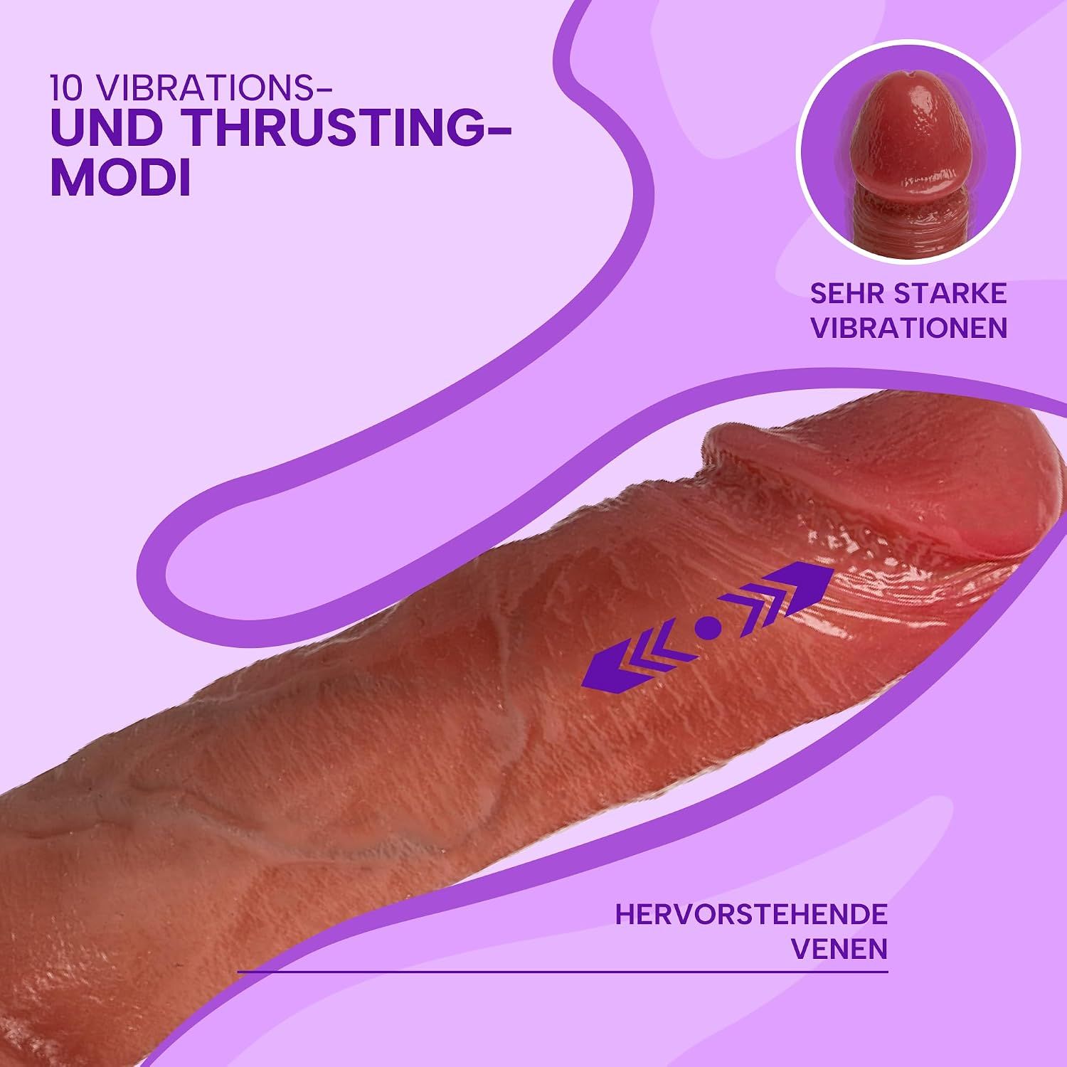 MySecretCase Filiberto Vibrator mit Stoßfunktion