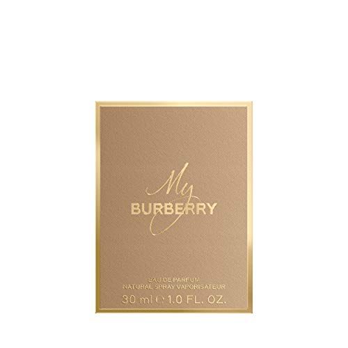 Goldfarbene Schachtel mit dem Schriftzug "My Burberry".