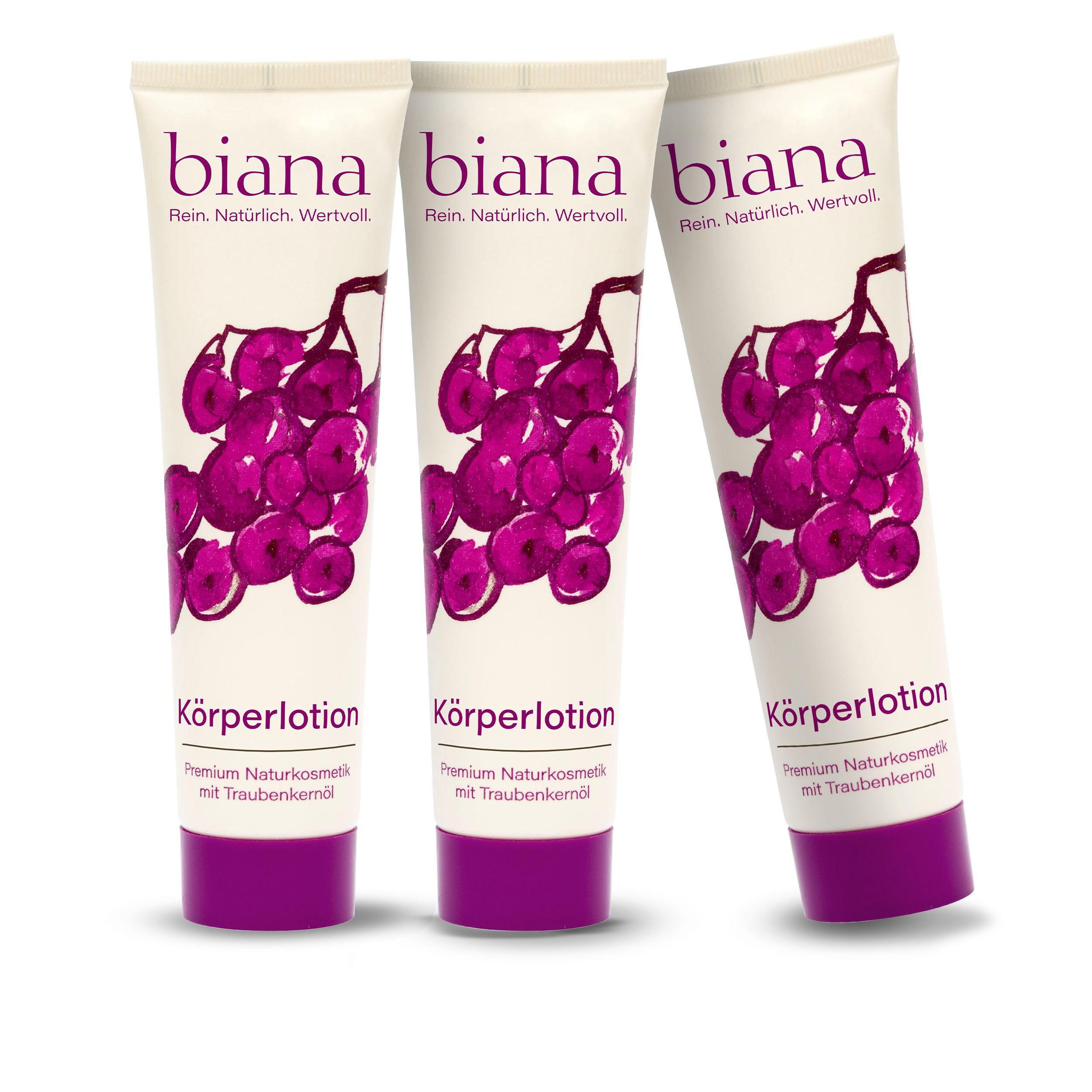 biana Körperlotion – Premium Naturkosmetik mit Traubenkernöl OPC