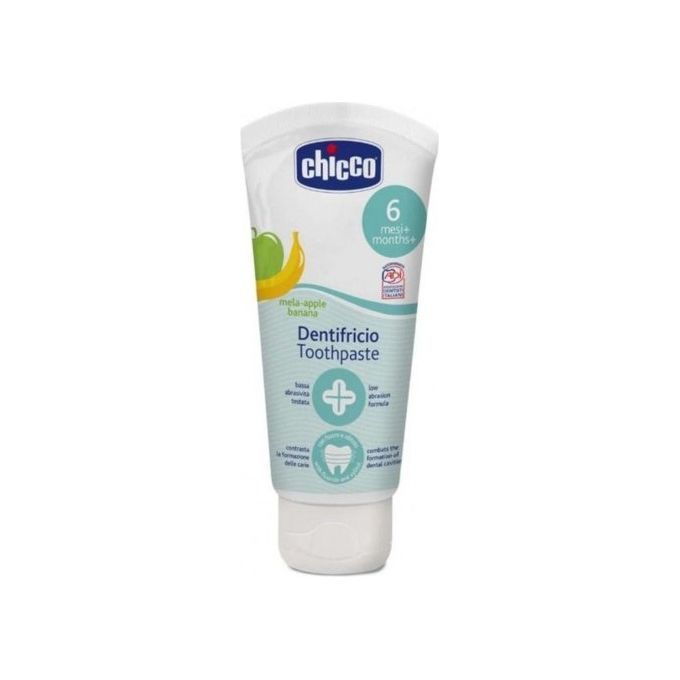 CHICCO Zahnpasta für Kinder 6-24 Monate Apfel-Banane 50 ml