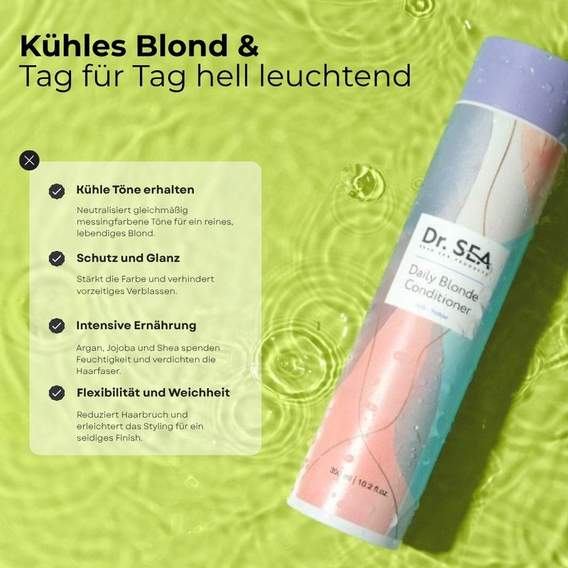DR. SEA – Blond-Spülung Anti-Gelbstich