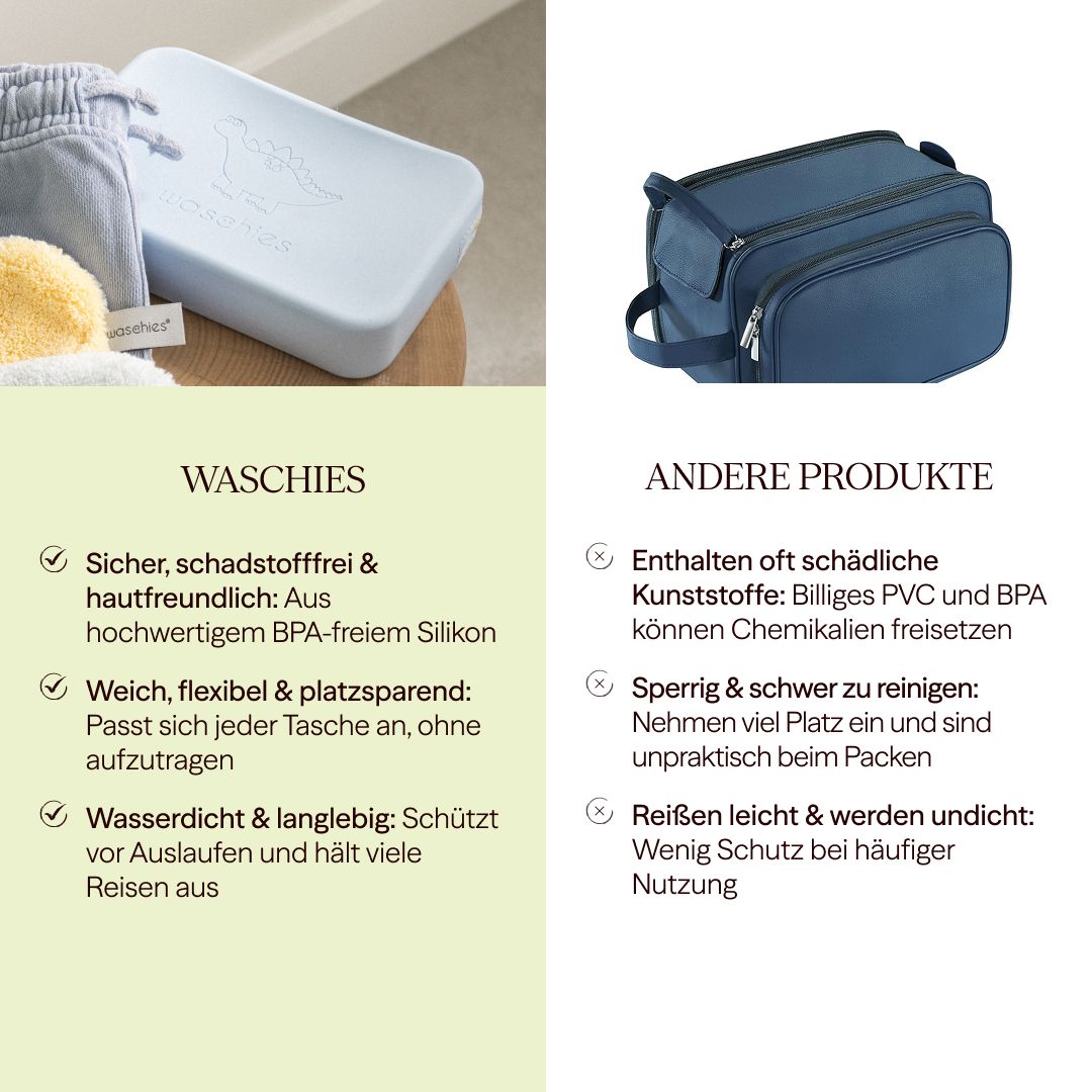 Waschies wiederverwendbare Kosmetiktasche - Medium