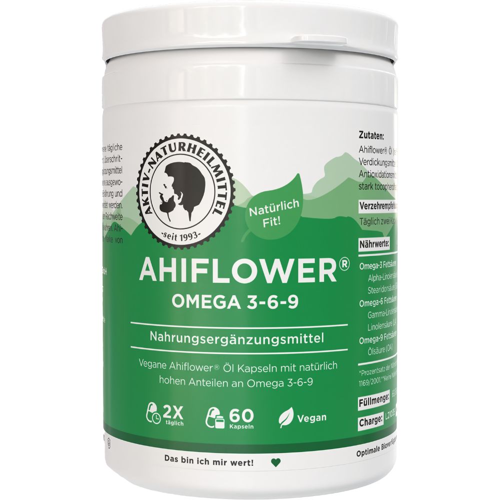 Aktiv Naturheilmittel Ahiflower® Omega 3-6-9