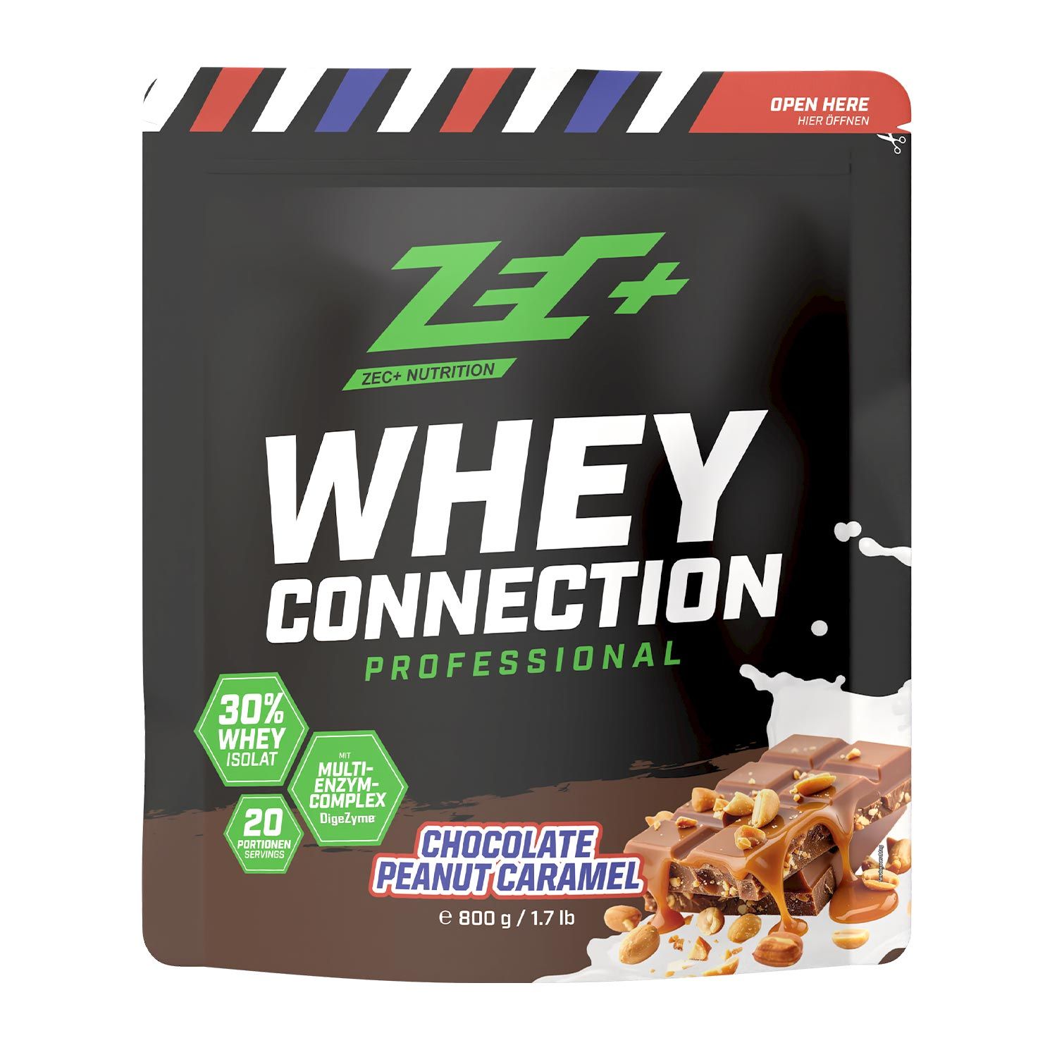 ZEC+ WHEY CONNECTION PROFESSIONAL Schoko-Erdnuss-Karamell