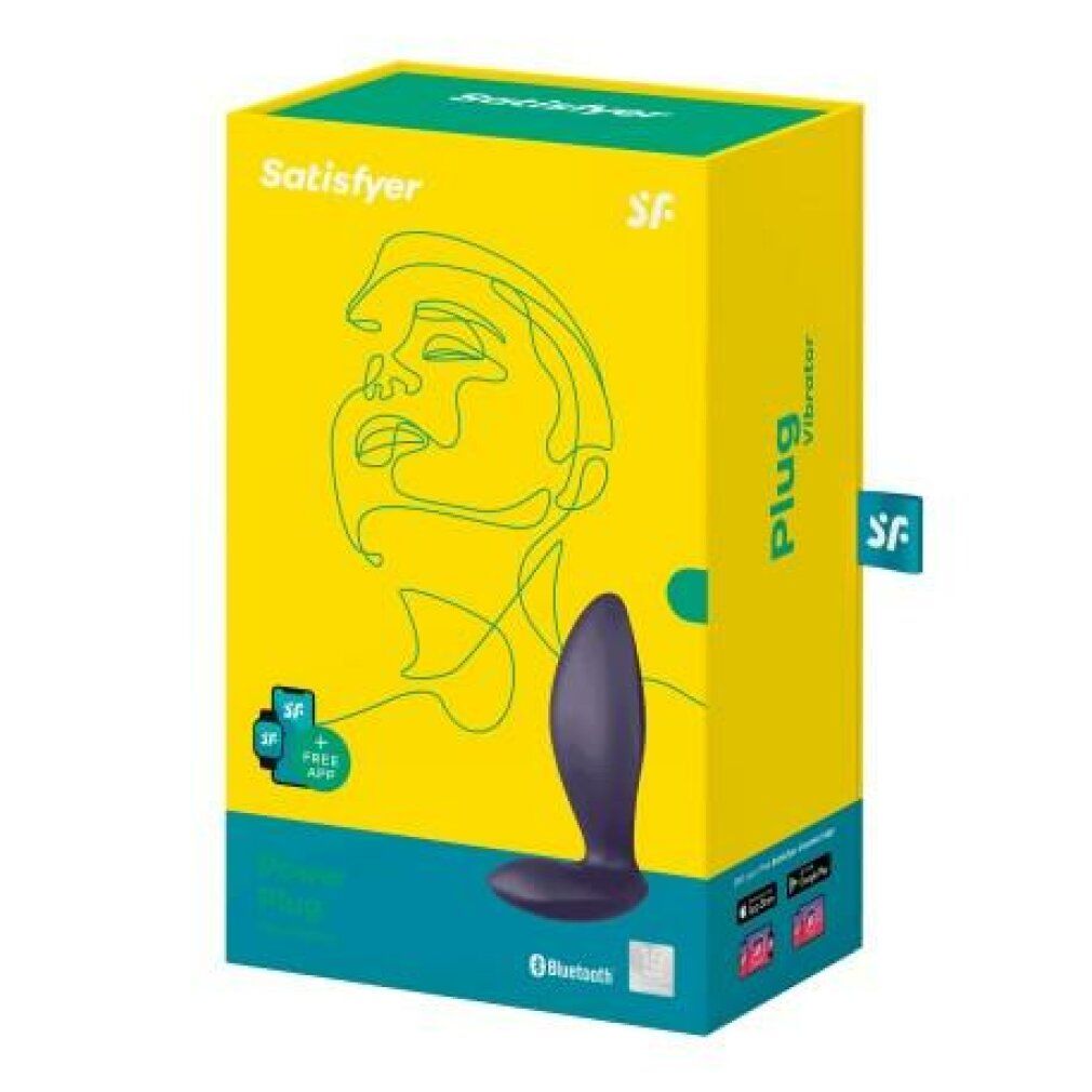 Satisfyer - Power Plug - Anal-Vibrator (mit App-Steuerung) - Violett