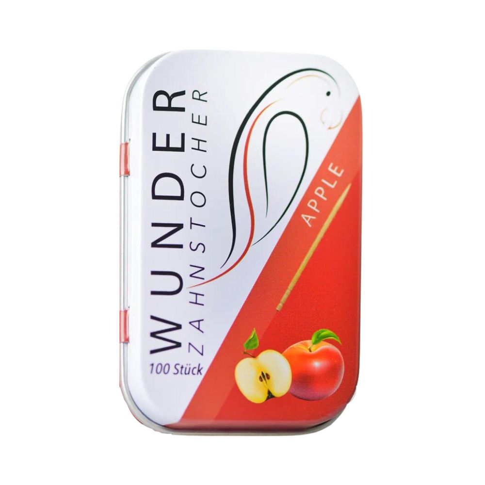 WUNDER Apfel | 100er Zahnstocher mit Geschmack