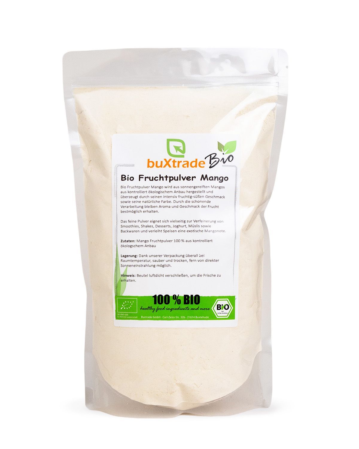 buXtrade Bio-Mangopulver