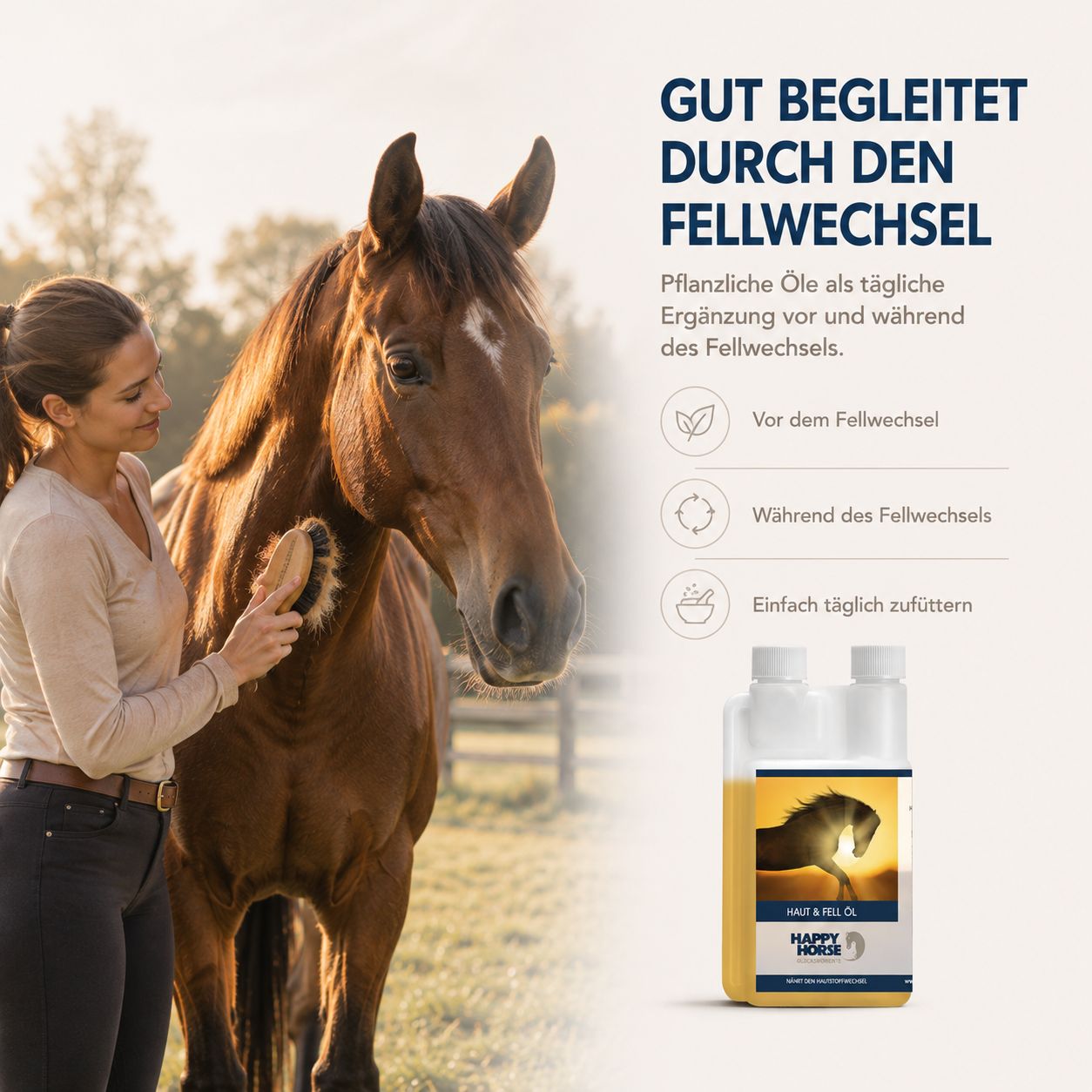 Happy Horse Sensitive Futteröl Skin