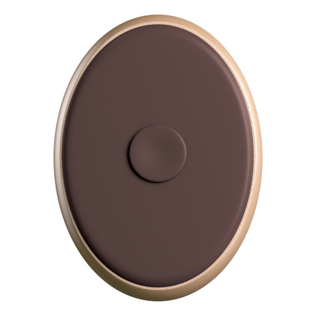 Naturvibrator "9“ Vibrating + Dual Density Silicone" | 10 Vibrationsmodi | King Cock Elite