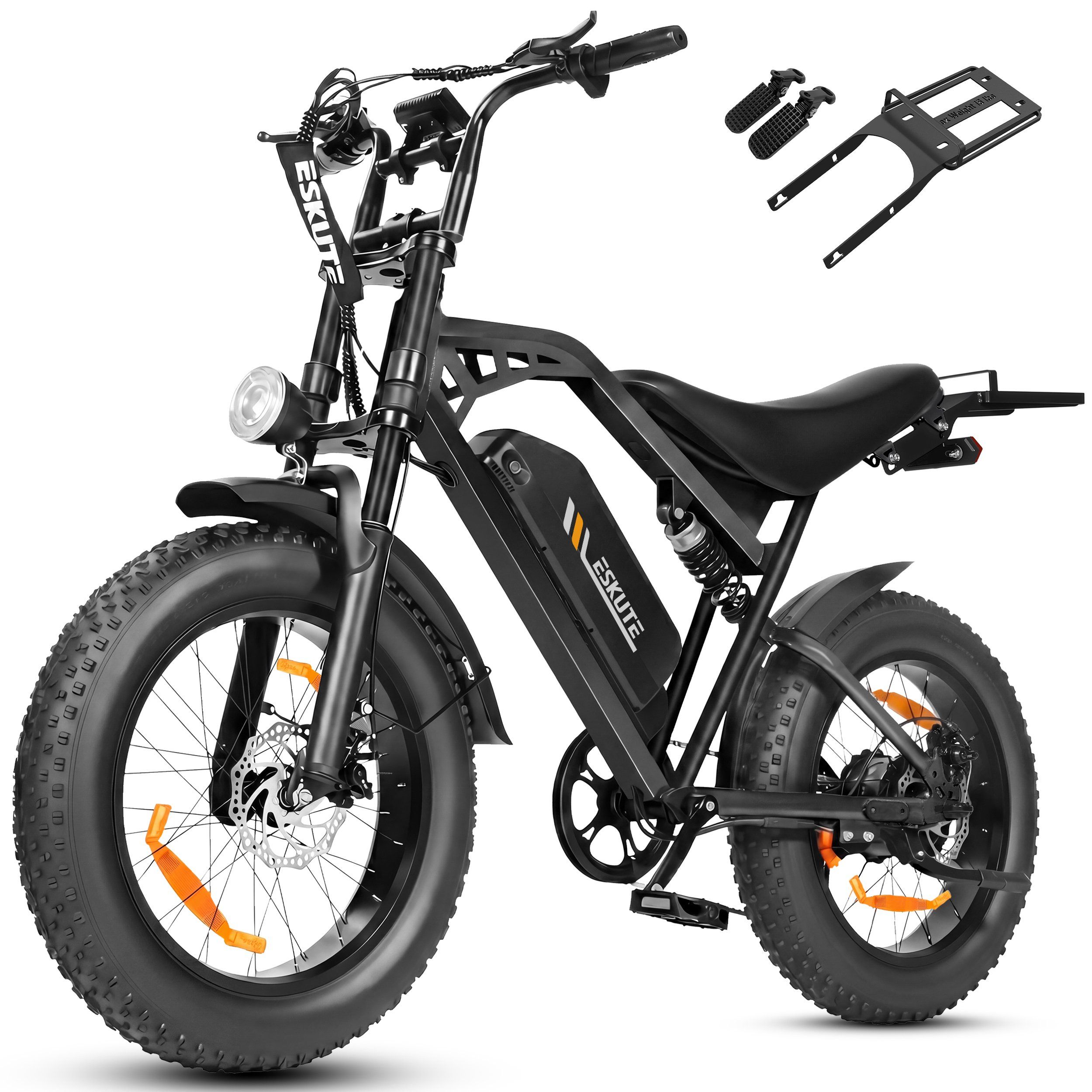 ESKUTE V202 Offroad-Elektrofahrrad, 48V 20,8Ah Akku