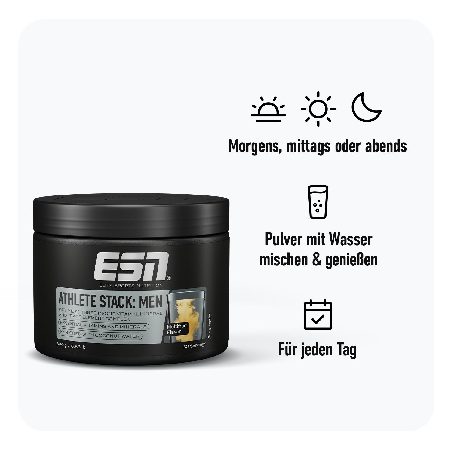 ESN Athlete Stack Men Pulver