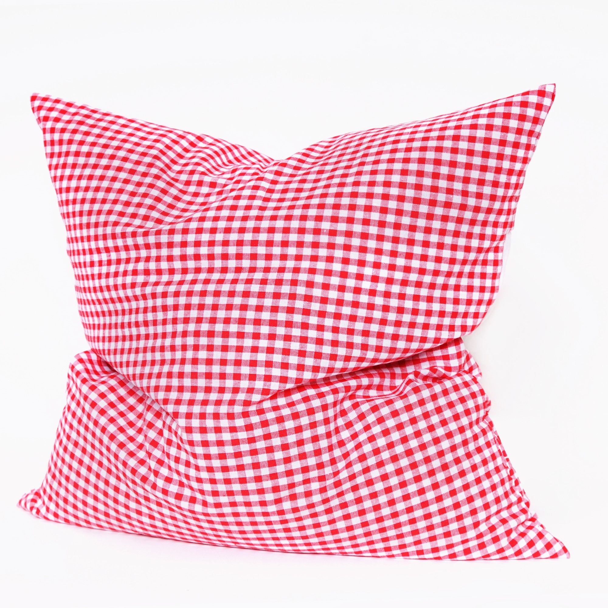 Zirbenkissen Vichy Rot 40 x 40 cm