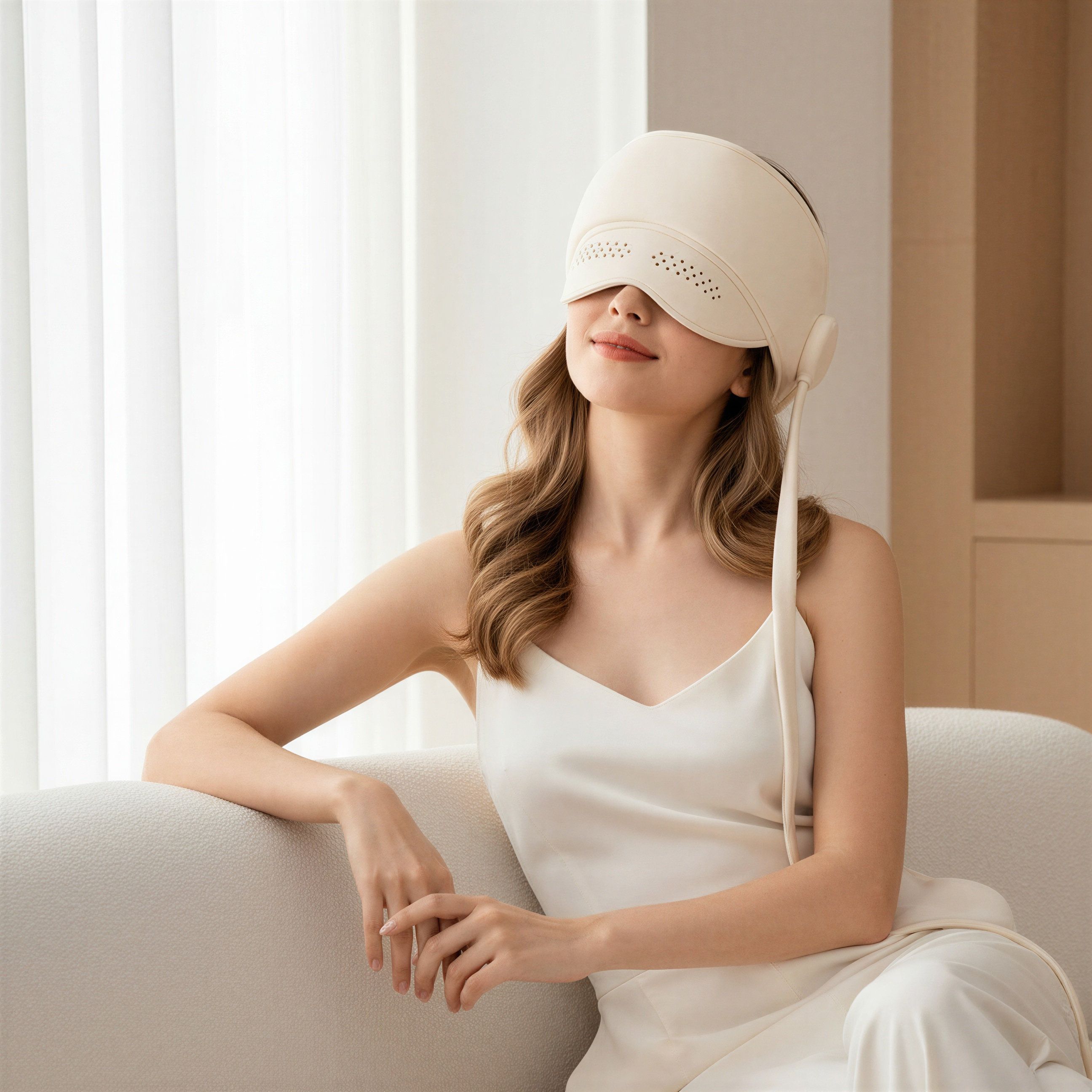 Beheizte Augenmassage-Maske mit Luftkompression – Augenentspannung & Anti-Müdigkeit