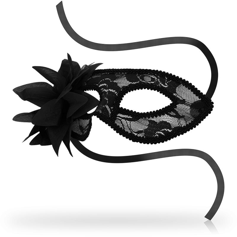 Ohmama - Masken Schwarze Spitzen- und Blumenmasken