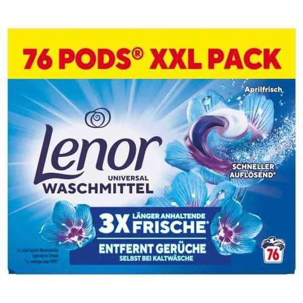 LENOR PODS® Universal Waschkapseln 76, Aprilfrisch
