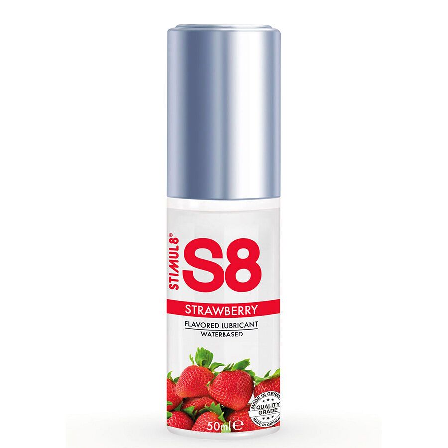 S8 Erdbeer-Gleitgel, wasserbasiert, 50ml.