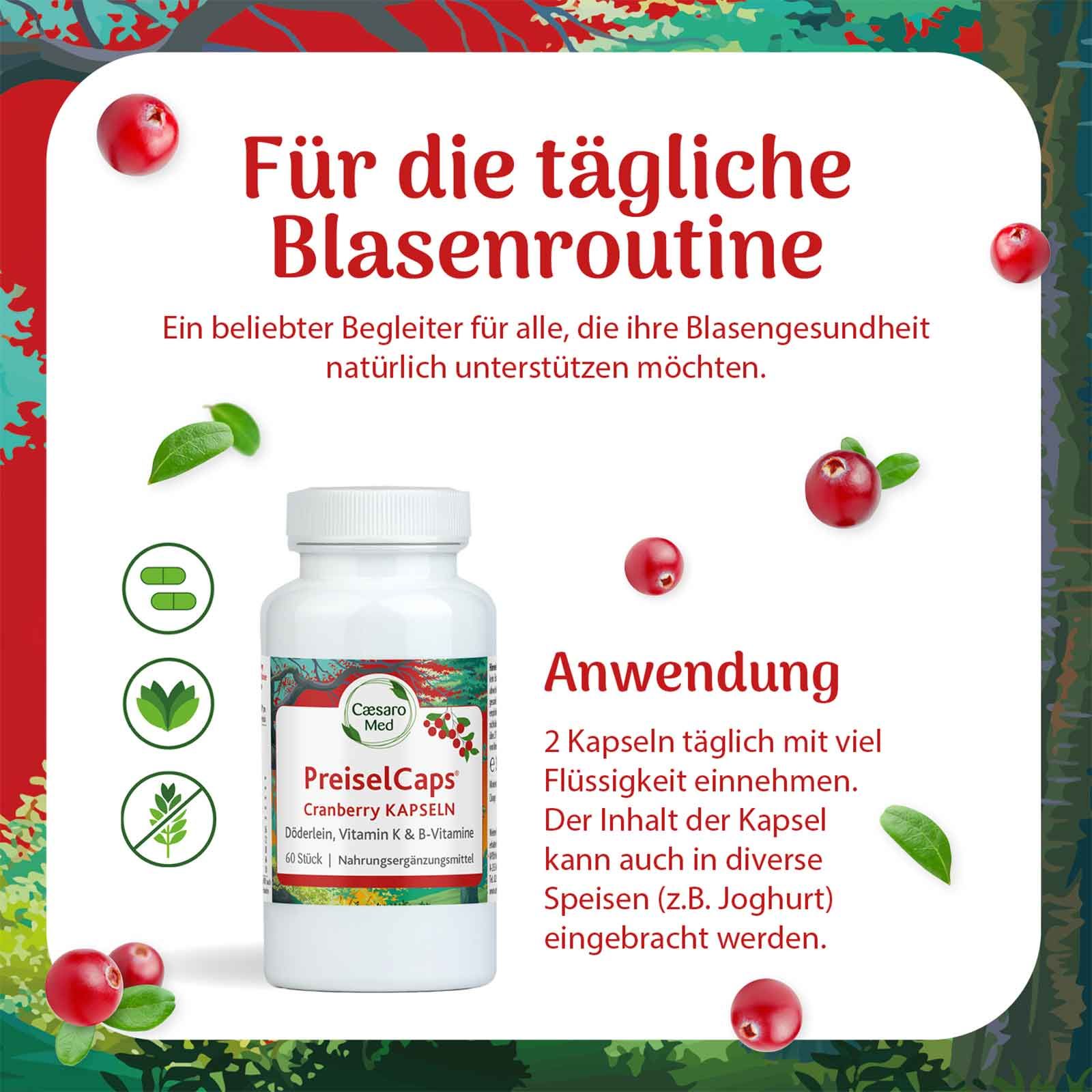 Caesaro Med PreiselCaps Cranberry Döderlein