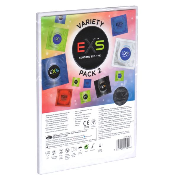 EXS *Variety Pack 2* gemischte Kondome - der Bestseller-Mix