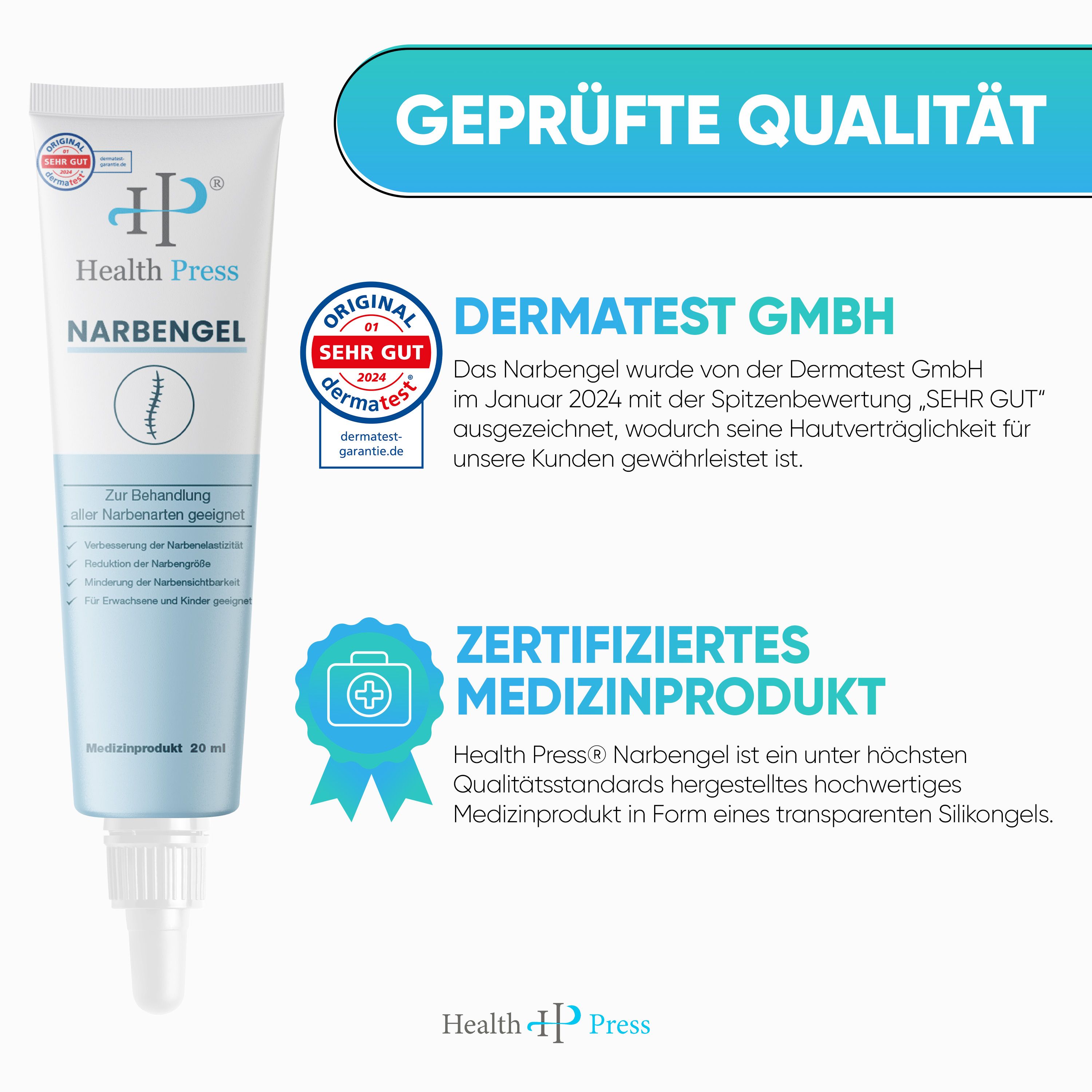 Health Press® Narben Gel