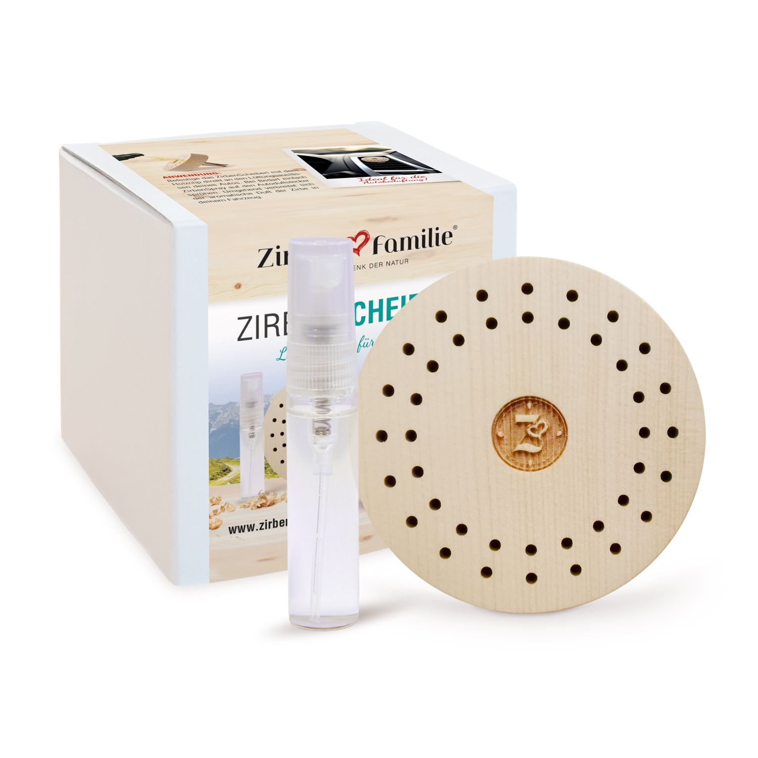 ZirbenFamilie | Original ZirbenScheiberl AutoDuft