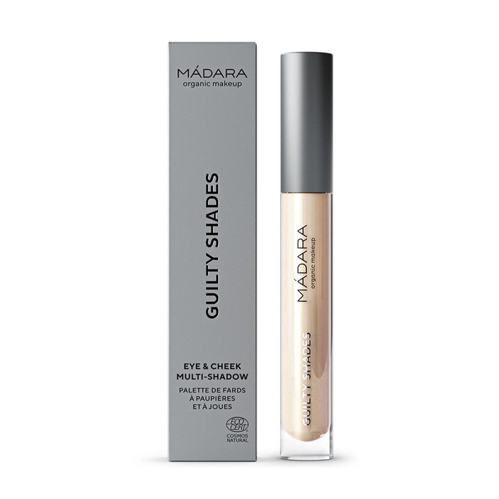 Nahaufnahme des Madara Guilty Shades Frost. Cremige Textur, helle Farbe. Keine Verpackung sichtbar.