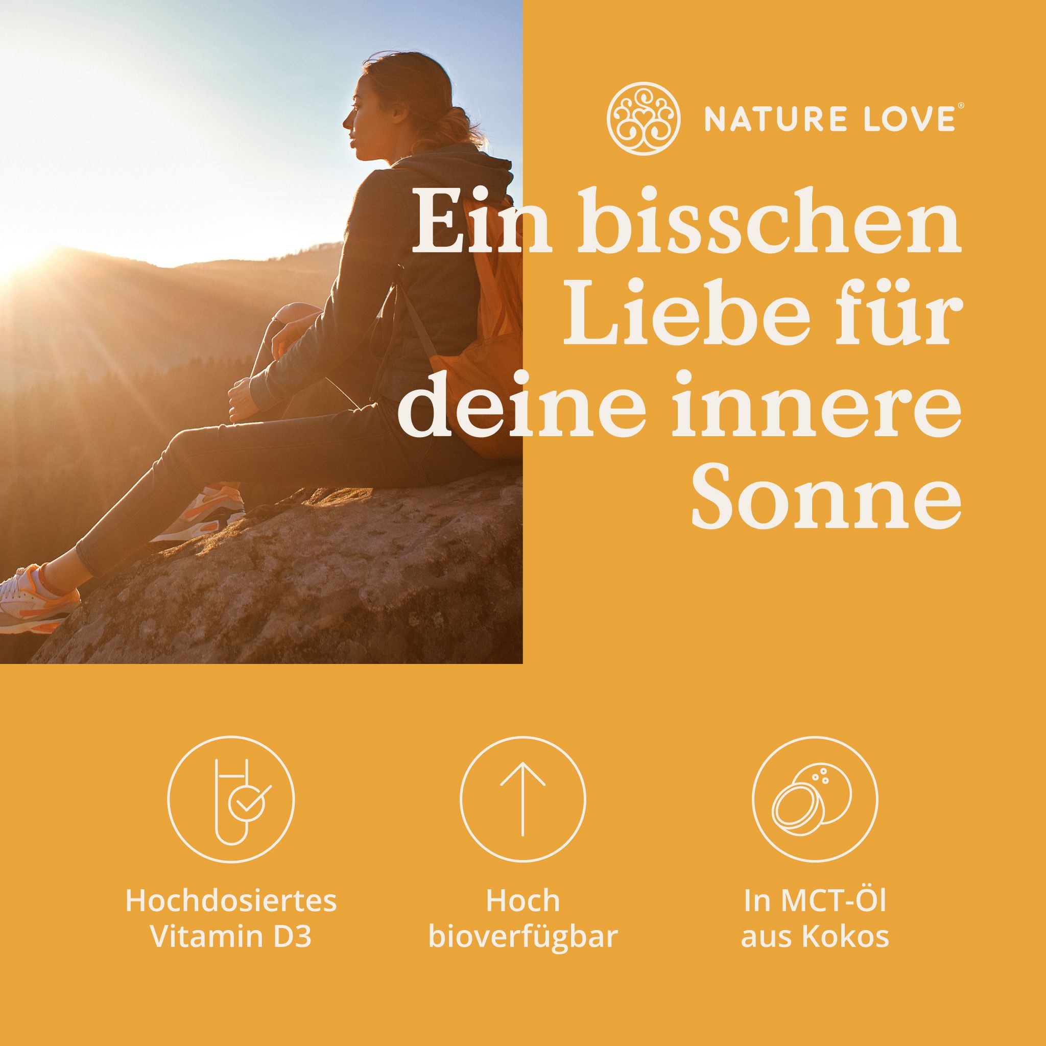 NATURE LOVE® Vitamin D3 5000 I.E.