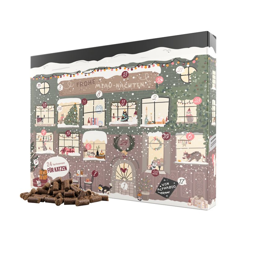 alphazoo Adventskalender 2025 für Katzen