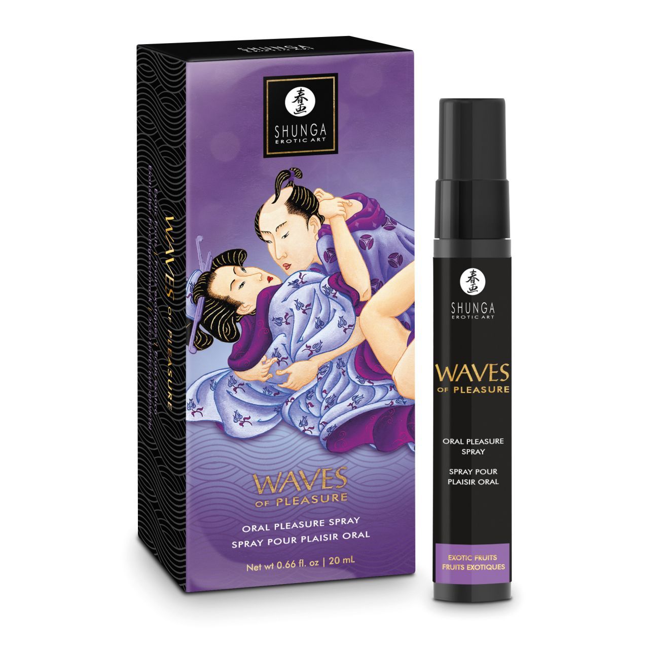Shunga Erotic Art - Waves of Pleasure - Spray